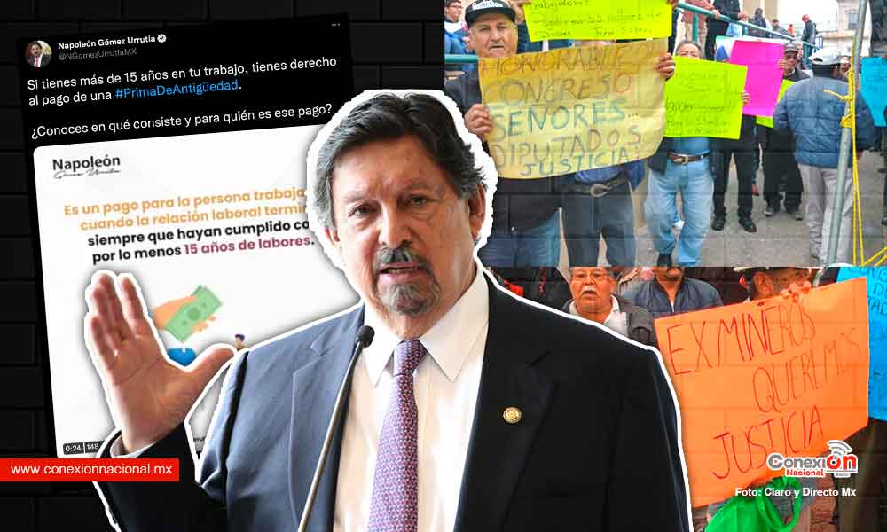 Napoleón Gómez Urrutia presume en redes sociales todo lo que él no hace con los trabajadores