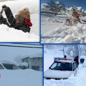 Nueva York bajo nieve, una inusual tormenta azota el este de EEUU