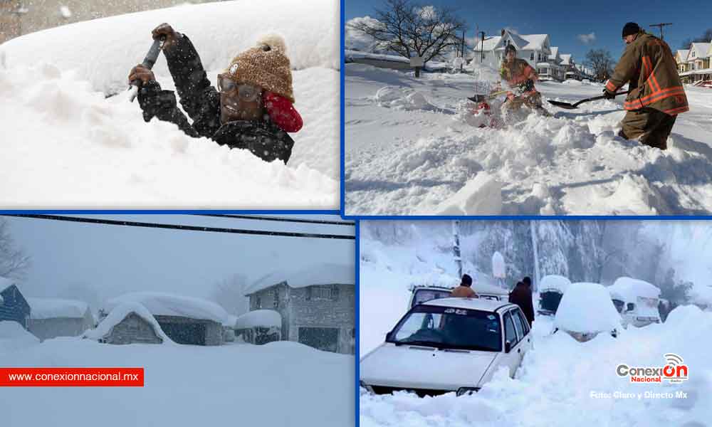 Nueva York bajo nieve, una inusual tormenta azota el este de EEUU