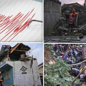 Terremoto Azota a Java en Indonesia, hay más de 50 personas muertas y mucha destrucción