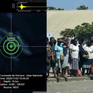 Muy activo el anillo de fuego, terremoto sacude a las Islas Salomón