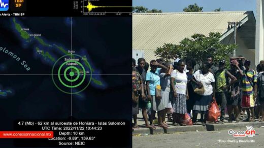 Muy activo el anillo de fuego, terremoto sacude a las Islas Salomón