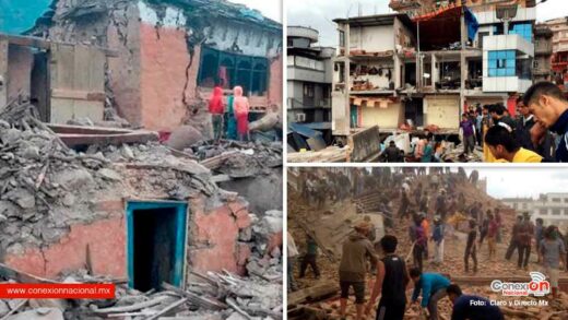 Terremoto azota a Nepal, hay 6 muertos y muchos daños materiales