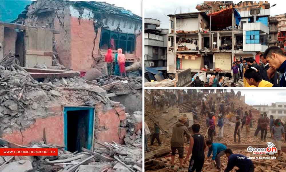 Terremoto azota a Nepal, hay 6 muertos y muchos daños materiales