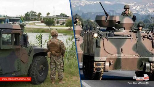 Texas tanques blindados a la frontera con México