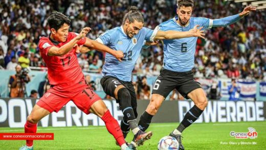 Uruguay y Corea del Sur empatan en un intenso y atractivo partid