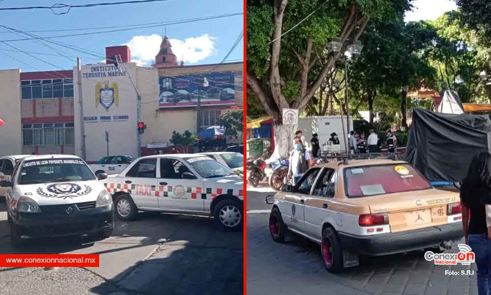 Por retiro de puestos, organizaciones bloquearon el centro de Huajuapan