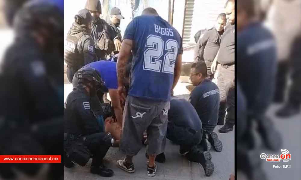 Bajo los efectos de estupefacientes hombre se lesiona de gravedad