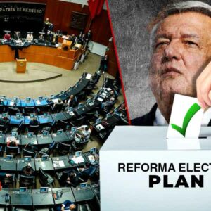 Se impuso AMLO y el senado aprueba su Plan B de Reforma Electoral