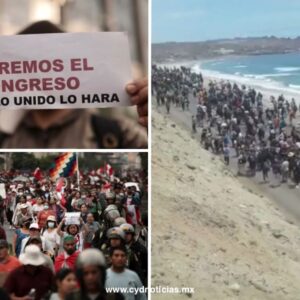 Miles en Perú marchan a favor de Pedro Castillo