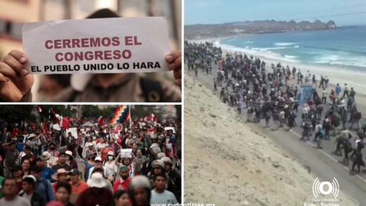 Miles en Perú marchan a favor de Pedro Castillo