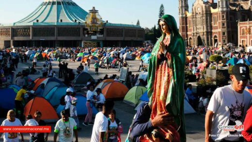 4 millones de personas llegaron este fin de semana a la basílica de Guadalupe