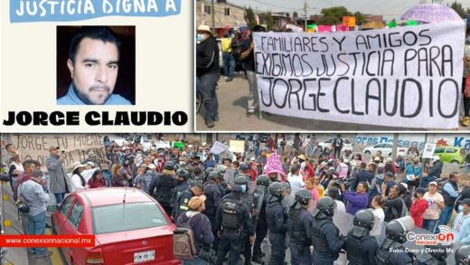 Protestan para que no haya impunidad en el homicidio del tamalero Jorge Claudio
