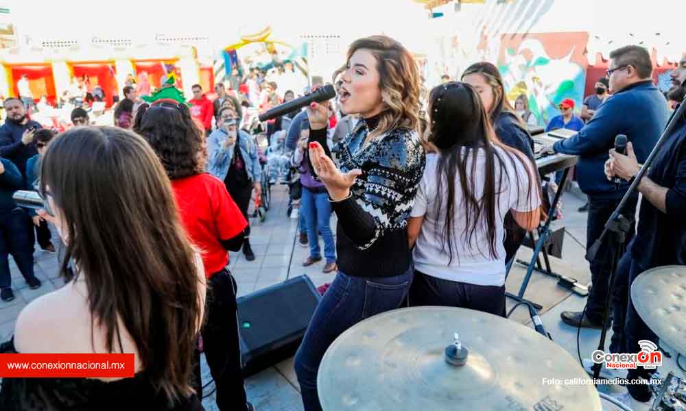 Celebra Marina del Pilar festividades decembrinas junto a niñas y niños
