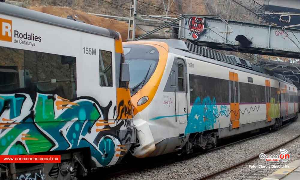 150 heridos deja choque de trenes en Barcelona