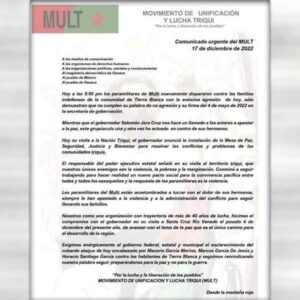 Denuncia MULT nuevo ataque del MULTI