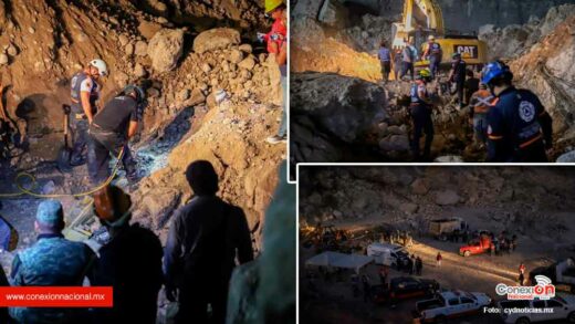 Derrumbe de mina de arena en Amacuzac, Morelos