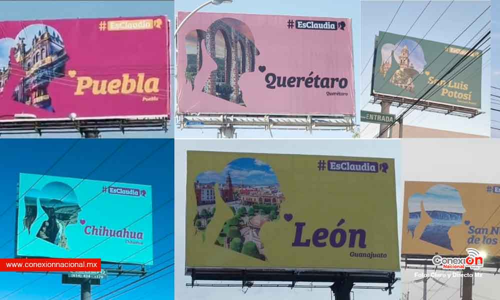 Diputados de Morena bajan espectaculares de apoyo a Claudia Sheinbaum