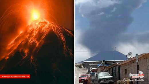 Dos volcanes entraron en erupción uno en Guatemala y otro en Chile