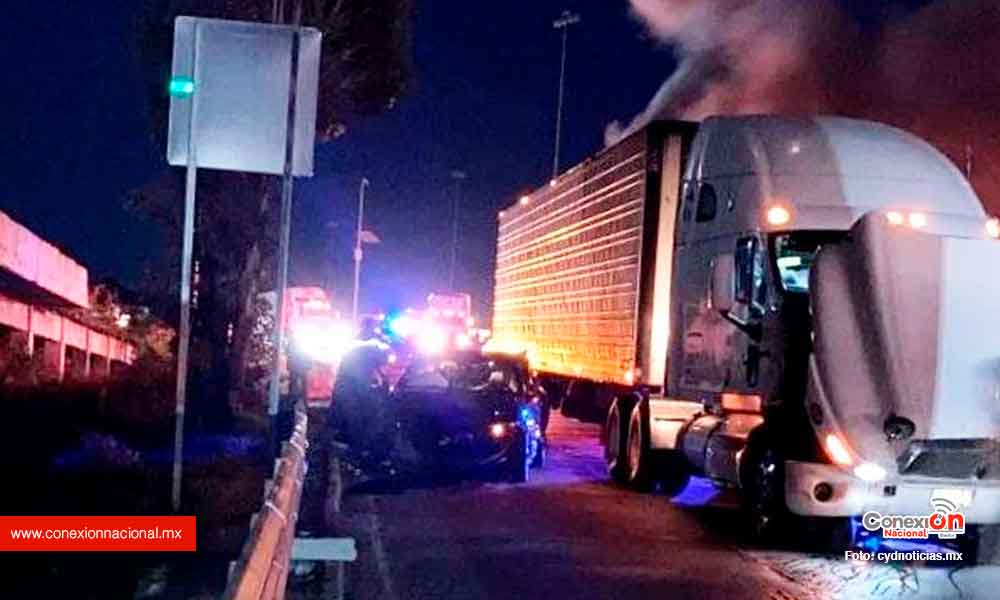 Otro trailerazo en la México-Querétaro