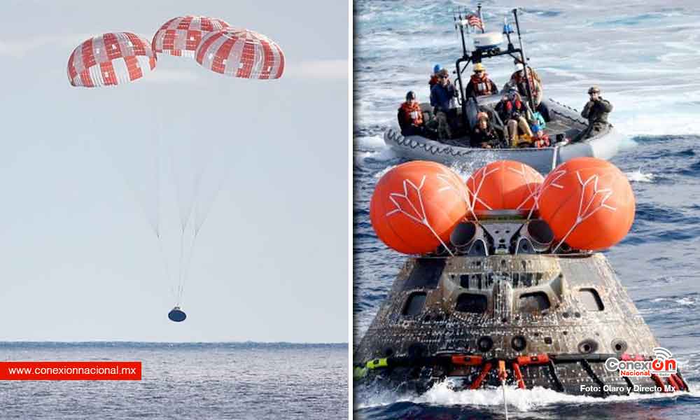 Un éxito la misión Artemis I, regresó a la tierra la nave Orión