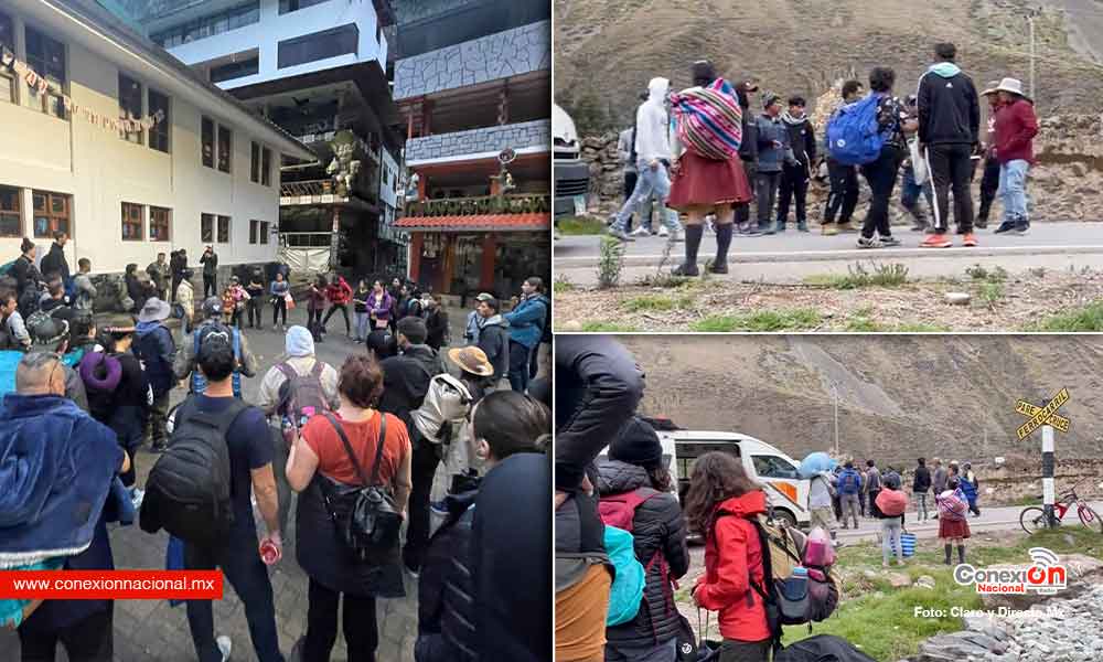 Logran salir 200 turistas que estaban atrapados en Machu Picchu en Perú