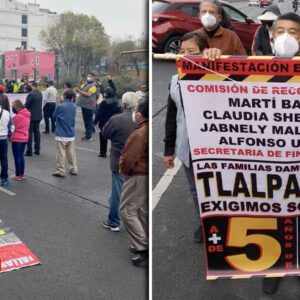 5 años sin casa, damnificados por el sismo 19S de 2017 protestan en Calzada de Tlalpan
