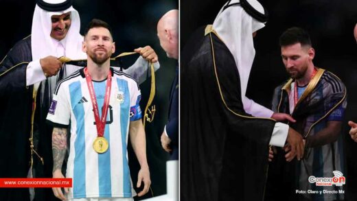 ¿Qué significa la túnica que el emir de Qatar colocó a Messi?