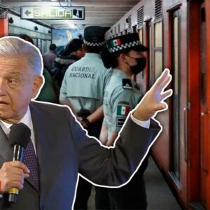 AMLO defiende militarización del metro