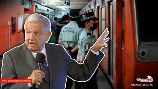 AMLO defiende militarización del metro