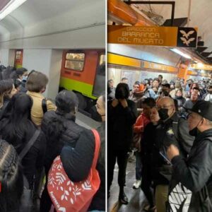 El metro CDMX “no da una”, se desalojó tren en línea 7 y 3, hay aglomeraciones y retrasos