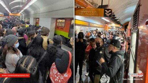 El metro CDMX “no da una”, se desalojó tren en línea 7 y 3, hay aglomeraciones y retrasos