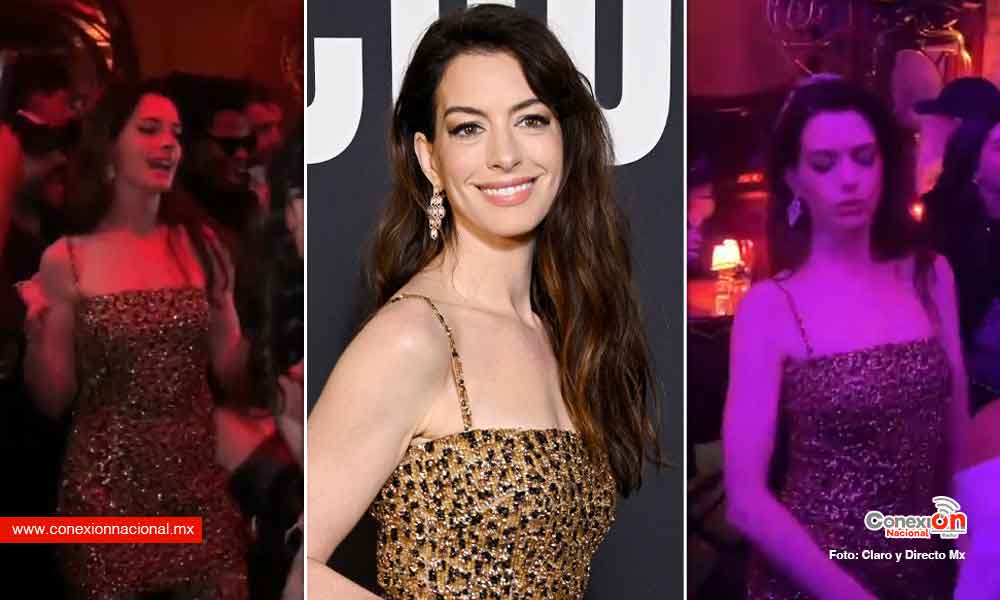 ¡Es viernes y Anne Hathaway lo sabe! Saca sus mejores pasos de baile