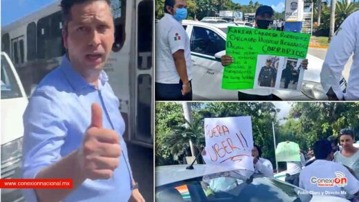 Las autoridades responden tímidamente a la problemática de Taxistas vs Uber en Cancún