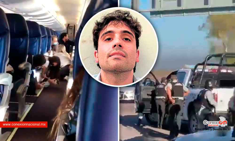Sicarios balearon aviones del ejército y comerciales para impedir el traslado de Ovidio Guzmán a la CDMX