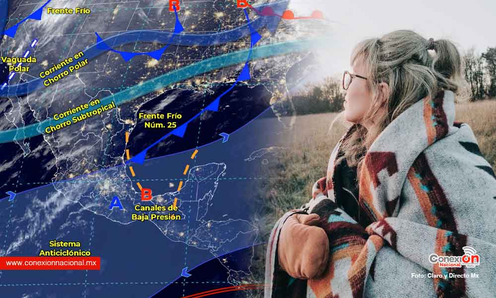 Frío por la mañana y tarde cálida para entidades de occidente, centro y sur del país