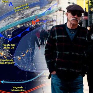 Frío en el norte, calorcito en occidente, centro y sur del país