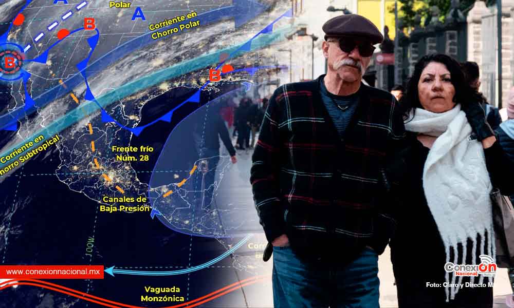 Frío en el norte, calorcito en occidente, centro y sur del país