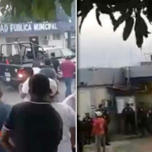 Damnificados en Chiapas vandalizan palacio municipal por falta de apoyos de la Secretaría de Bienestar