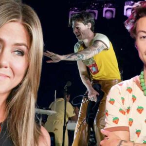 ¡OMG! A Harry Styles se le rompió su pantalón frente a su celebrity crush Jennifer Aniston