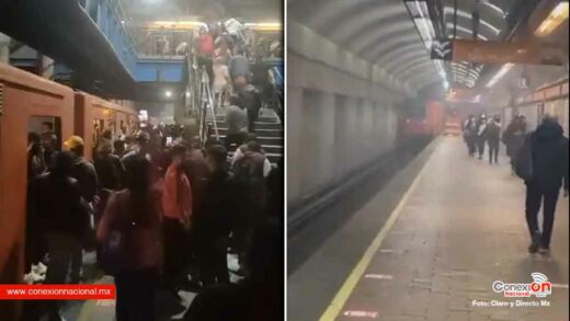 Usuarios viajan con temor en el metro CDMX, este lunes hubo humo e incertidumbre