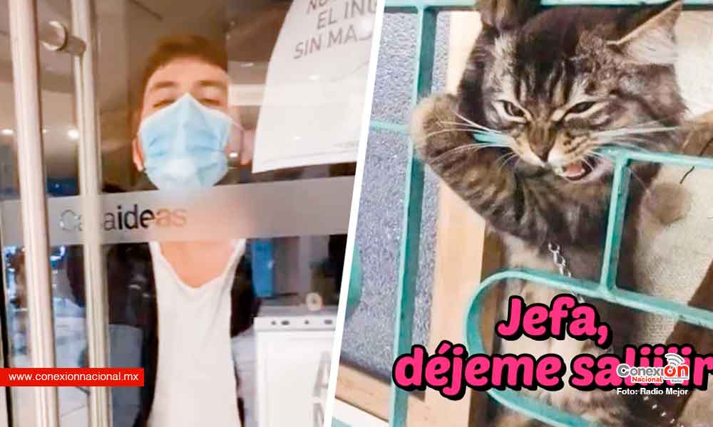 Jefa olvida a su empleado y lo deja encerrado en pleno centro comercial