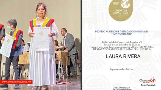 Otorgan reconocimiento latinoamericano "Ama lo nuestro 2022" a artista Mixteca