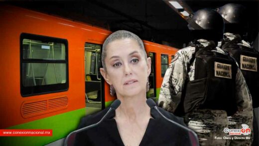Ahora, militarización del metro, Sheinbaum anuncia presencia de la Guardia Nacional