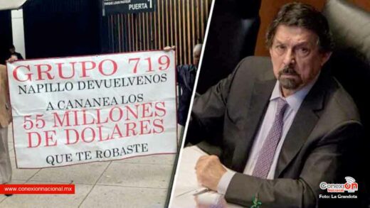 Piden apoyo ex trabajadores mineros para impedir que Napoleón Gómez Urrutia se reelija como senador