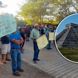 Siguen cerrados los accesos a Chichén Itzá, no hay acuerdo con manifestante