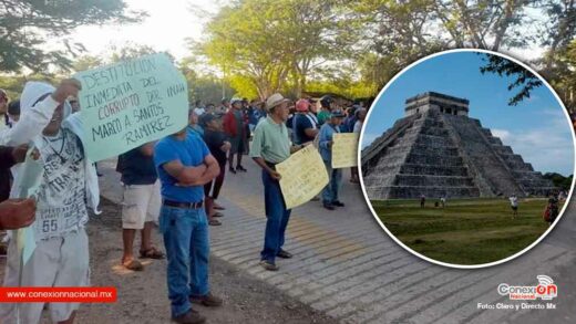 Siguen cerrados los accesos a Chichén Itzá, no hay acuerdo con manifestante