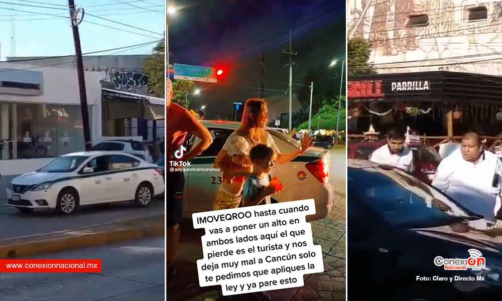 Taxistas de Cancún cazan y agreden a choferes y pasajeros de Uber