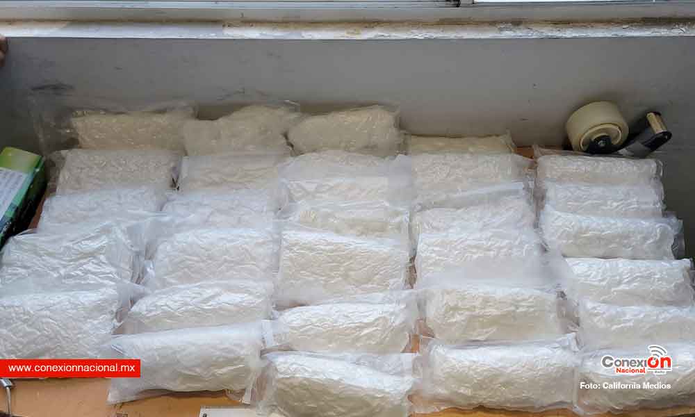 Policía municipal de Tijuana decomiso 30 libras de “cristal”