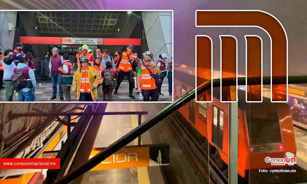 viernes desalojaron línea 7 del metro CDMX